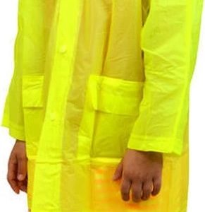 Pláštěnka PVC neonová-žlutá vel. 12 let