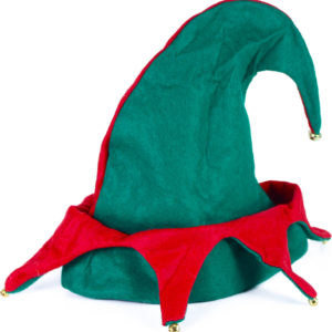 Vánoční čepice elf s rolničkami pro dospělé