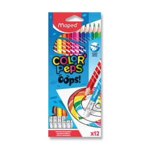 Pastelky s gumou Maped Color'Peps Oops - 12 barev