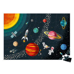 Vzdělávací puzzle - Vesmír a sluneční soustava - 100 ks