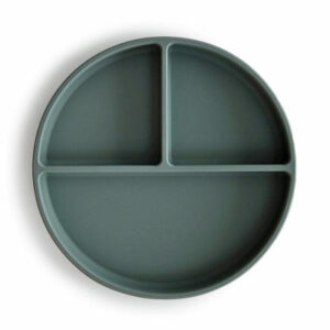 Mushie silikonový talíř s přísavkou - Dried Thyme