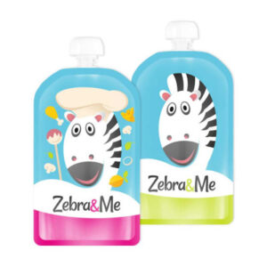 Zebra&Me kapsičky na opakované použití 2ks - Kuchař - zebra