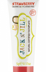 Jack N' Jill Přírodní zubní pasta pro děti Organic jahoda / 5g