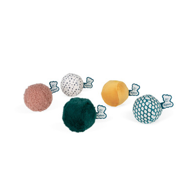 Senzorické textilní míčky pro batolata