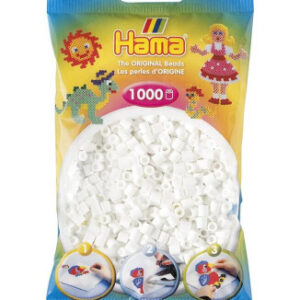 Hama Midi - korálky bílé 1000 ks