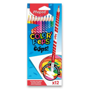 Pastelky s gumou Maped Color'Peps Oops - 12 barev