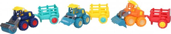 Auto traktor s vlečkou 21 cm