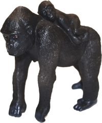 B - Gorila a mládě 7 cm