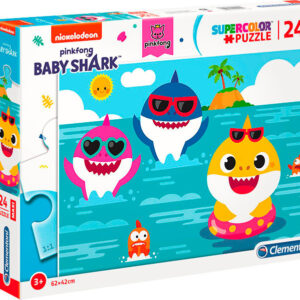 Clementoni - Puzzle Maxi 24 BABY SHARK