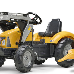FALK Traktor šlapací SUPER LOADER 2054AM s nakladačem a přívěsem - žlutý
