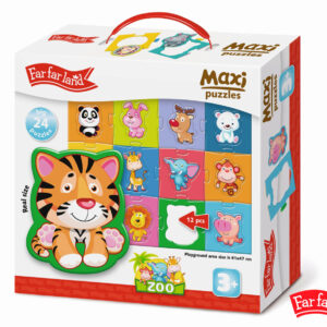 Far Far Land Maxi Puzzle Zoo 24 dílků 61x47 cm