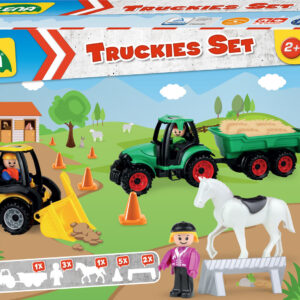 Lena Truckies set farma plast traktor s přívěsem