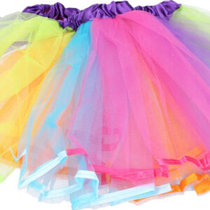 Set karneval - sukně 30 cm 3 vrsty barevná