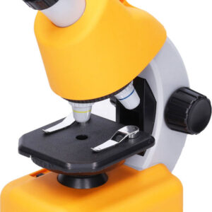 Teddies Mikroskop s doplňky plast 15cm na baterie se světlem v krabici 23x29x12cm