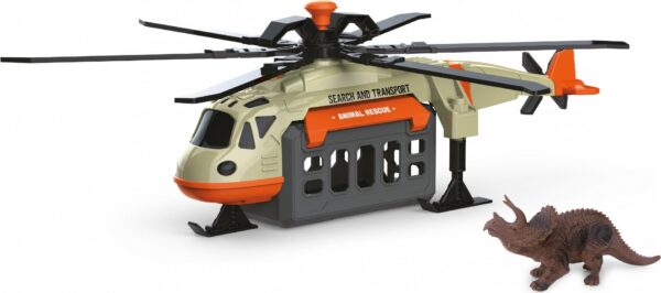 Wiky vehicles Vrtulník s dinosaurem a efekty 39 cm