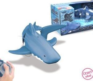 Žralok bílý RC do vody 35 cm - Český obal
