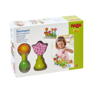 Dřevěná hra - jarní zahrádka