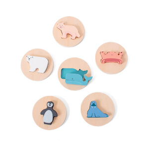 Dřevěná obrysová vkládačka