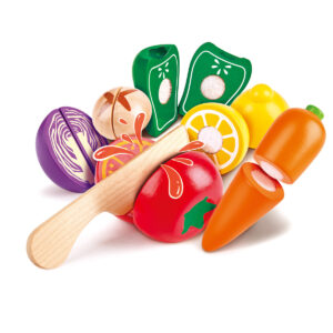 Dřevěné krájení - zelenina