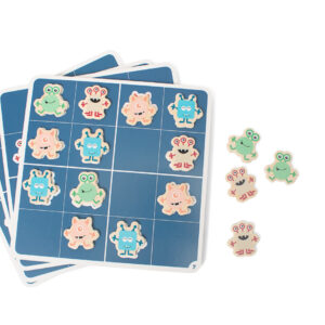 Dřevěné sudoku - příšerky