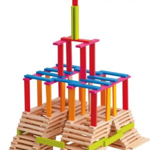 Emma - dřevěná stavebnice - 200 ks