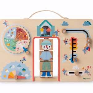 Lilliputiens - Activity Board - oblékáme se podle počasí - liška Alice