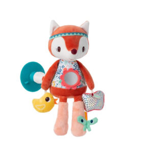 Lilliputiens - cestovní plyšová hračka s aktivitami - liška Alice