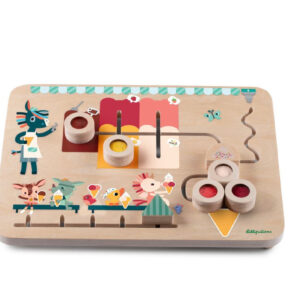 Lilliputiens - dřevěný panel - zmrzlinový labyrint