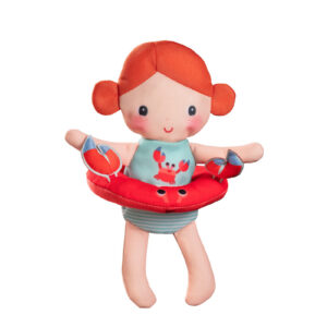 Lilliputiens - hračka do vody - panenka a krabík Axelle