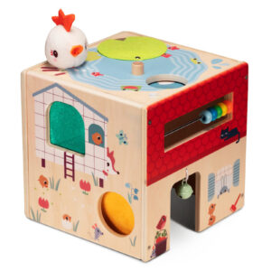 Lilliputiens - kostka s aktivitami - slepička Paulette