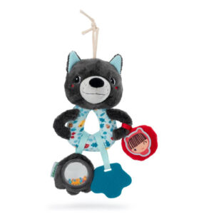 Lilliputiens - motorická hračka s aktivitami - vlk Ludvík