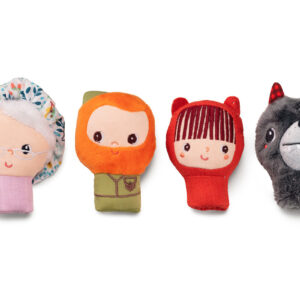 Lilliputiens - set prstových maňásků - Červená Karkulka