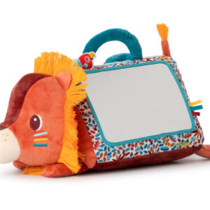 Lilliputiens - textilní hračka s aktivitami a zrcátkem - lev Jack