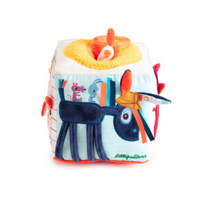 Lilliputiens - textilní kostka s aktivitami a překvapením - Farma