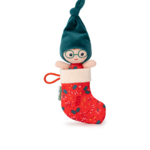 Lilliputiens - vánoční skřítek s červenou punčochou