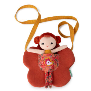 Lilliputiens – kabelka ve tvaru květiny s panenkou Adele