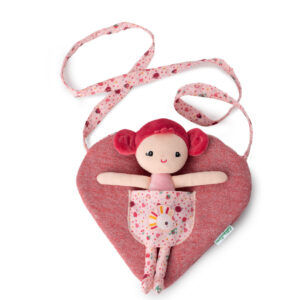 Lilliputiens – kabelka ve tvaru srdce s panenkou Aline