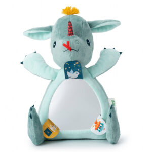 Lilliputiens – textilní hračka se zrcátkem - dráček Joe