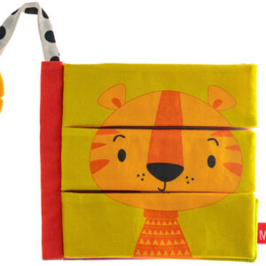 Mom’s Care -  textilní knížka - Puzzle zvířátek