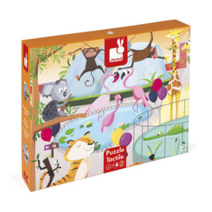 Puzzle hmatové - den v ZOO - 20 ks