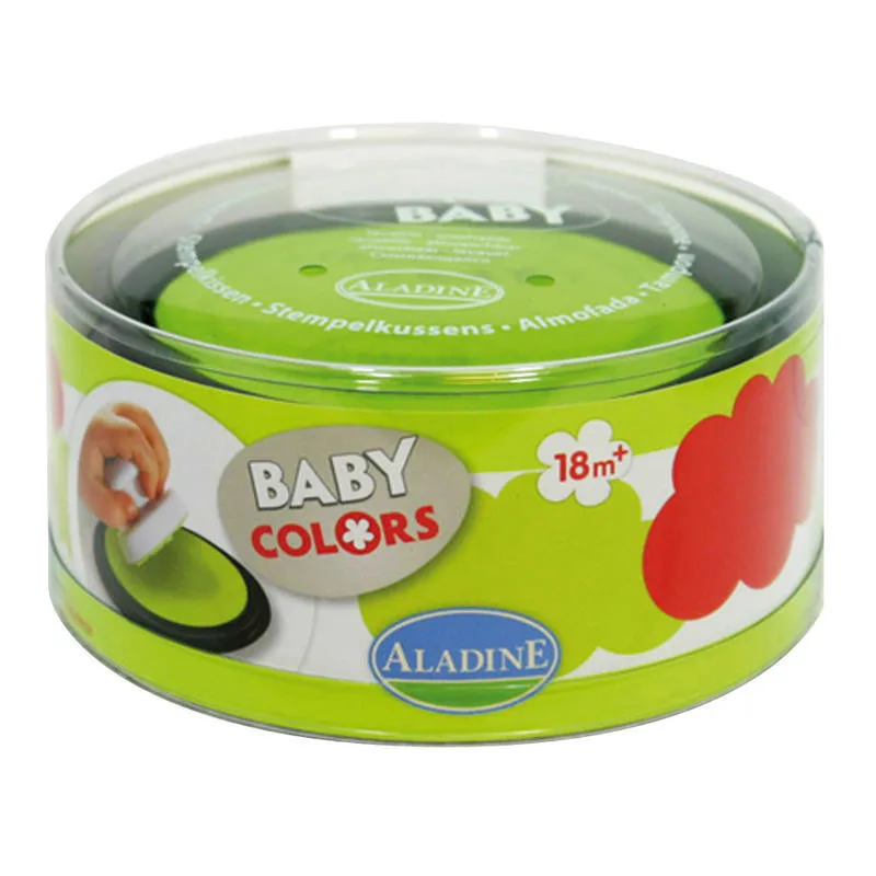 Stampobaby - červená a zelená poduška