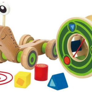 Tahačka šnek s vkládacími geometrickými tvary