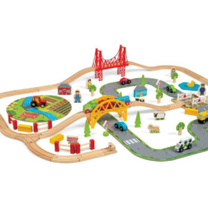 Bigjigs - S venkovskou cestou 80 dílů