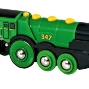 Brio - Mohutná elektrická zelená lokomotiva se světly