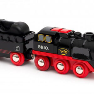 Brio - Parní lokomotiva s vodní nádrží na baterie