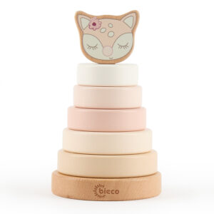 Bieco - Dřevěná stohovací věž - koloušek Ella