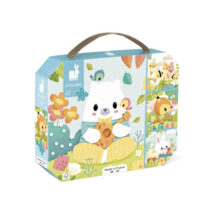 Rostoucí puzzle 4v1 – Zvířátka