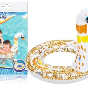Bestway Dětský plavecký kruh labuť 61x61cm Bestway
