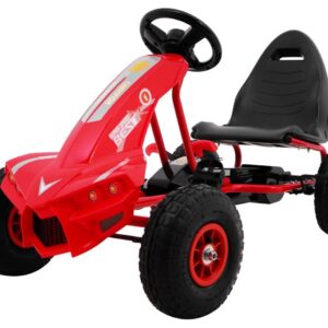 mamido Dětská šlapací motokára Champion červená