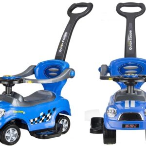 mamido Dětské hrající odrážedlo coupe modré